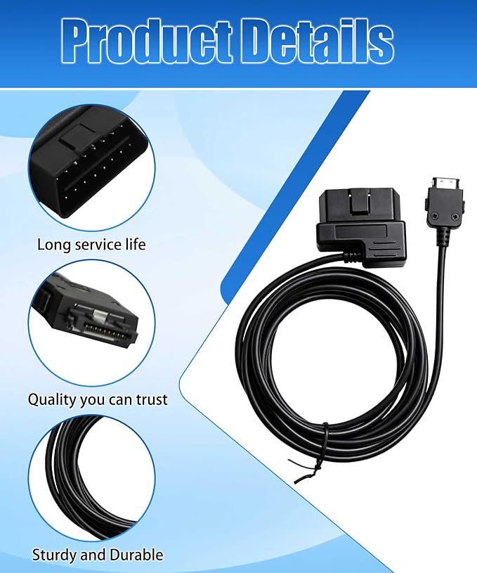 V3 Accessport OBD2 Diagnostic Cable Adapter 6.4FT Compatible with Subaru WRX STI Ford VW BMW Evo