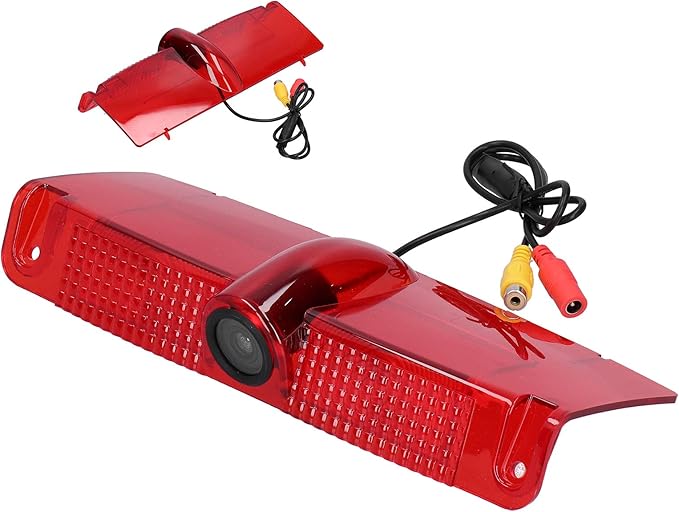Backup Camera, Car Rear View Camera 3rd Brake Light Position Mounted Fit for Chevy Express Van 2003-2017