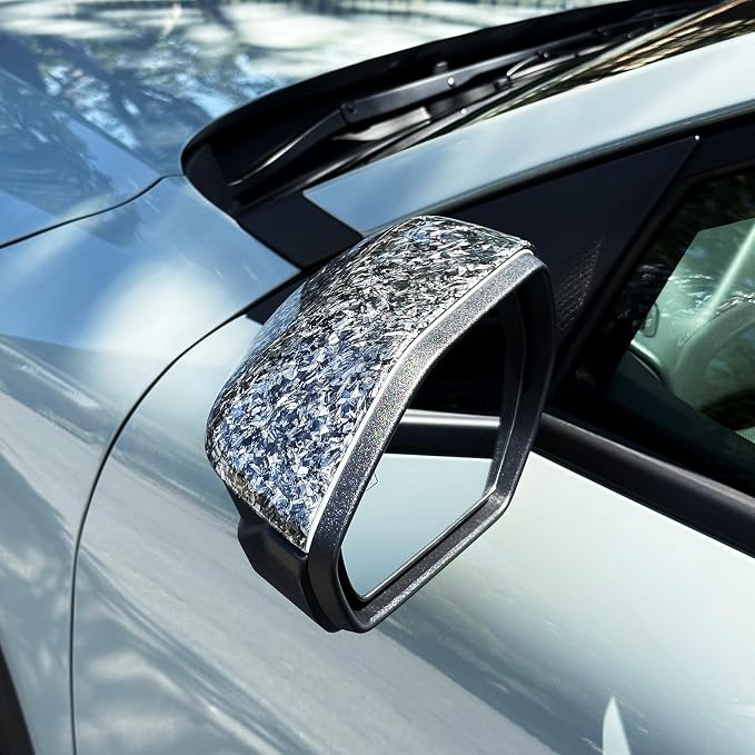 2PCS Exterior Side Mirror Covers Trim Compatible with Kia K4 2025-2026 Accessories (Forged)