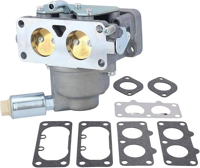 Hipa 791230 Carburetor for Brigg and Straton 799230 699709 499804 20-25 HP V-Twin Engine for John D MIA10632 L118 L120 La130 La135 Replace 405777 406777 407777 with Air Filter