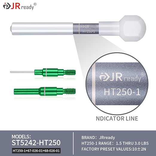 JRready 3-in-1 Contact Tester Automotive Tools,Detachable Electric Shock Tension Test Kit for Electronic Connectors ST5242-HT250 Contact Retention Test Kit