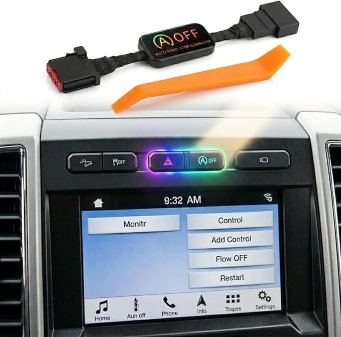 BeiXu 2015-2020 autostart Stop Eliminator for Ford F-150, Keep Memory Disable Start Stop Function, Plug & Play Canceller/Delete Device, No Coding Required, Fits XL, XLT, Lariat, King Ranch, Platinum