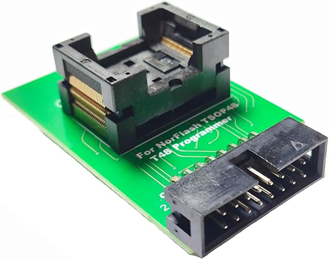 TSOP48 Adapter ADP_F48_EX-1 V2.0 for Nor Special Adapter for with Xgecu T48 Only Use On T48 Programmer (TL866-3G) ICS Flash Socket Chip Reader Writer Programmer