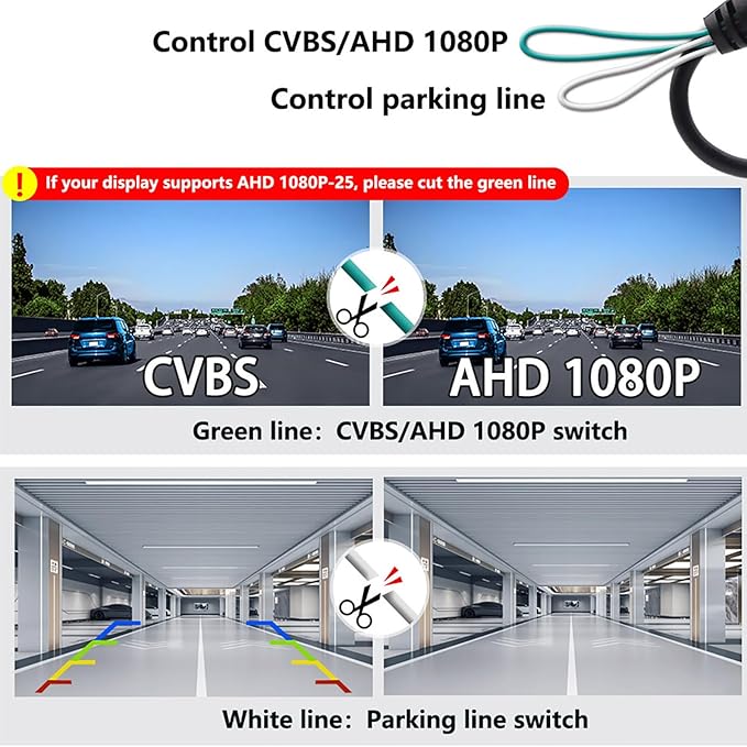 Vehicle Backup Camera CCD Compatible for BMW 3 5 Series X1 3 4 5 F07 F10 F11 F25 F26 F30 F34 Car Rear View AHD 1080P Camera Reverse Parking Fisheye Lens Waterproof Cam Car Trunk Handle Camera (golden)