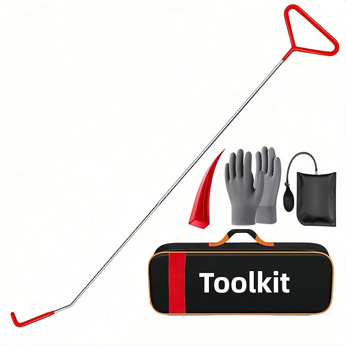 DENWAY Cargo Grabber Retriever Tool - Upgraded Extendable Pickup Truck Bed Accessories, Car Tool Set