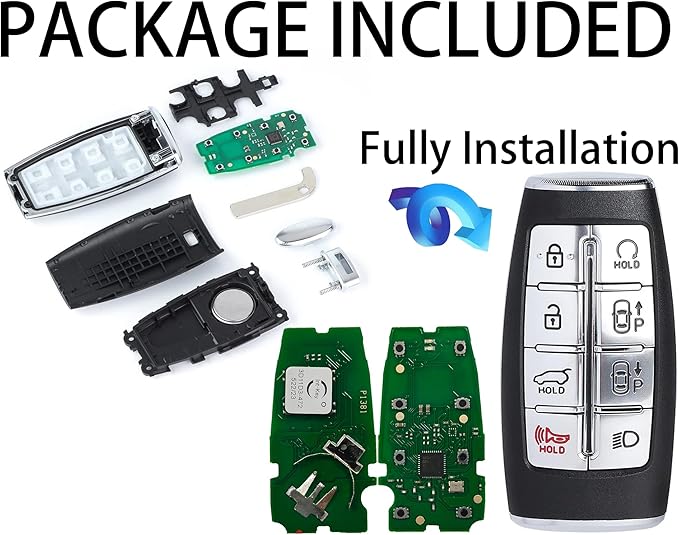 Smart Key for Hyundai Genesis GV70 2022-2023, Alliskeys 8-Buttons Proximity Key Fob Replacement for Hyundai Genesis GV70 2022 2023 TQ8-FOB-4F35 95440-DS010