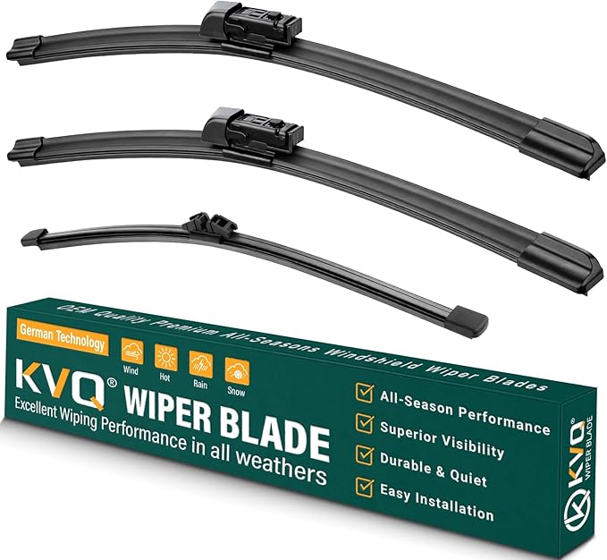 Windshield Wiper Blades Replacement for BMW X3 2018-2023, BMW X4 2019-2023, Original Equipment Replacement Front Rear Wiper Blade Set - 26" 20" 12" (Set of 3)