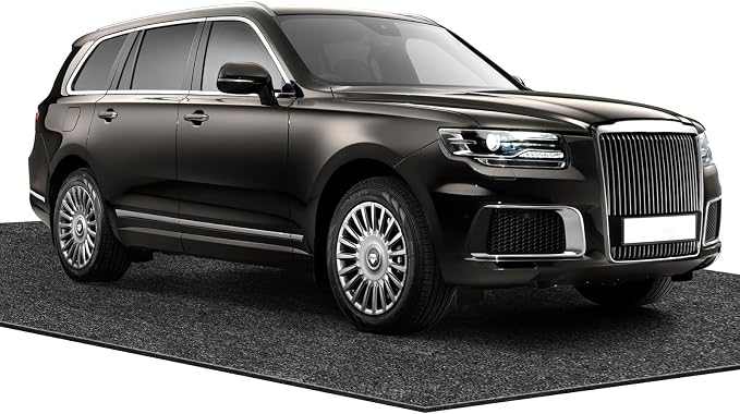 17 x 7.6FT Extra Large Garage Floor Mat, Premium Oil Leaks Absorbent Oil Spill Mat,Waterproof Backing Garage Mat,Reusable, Washable, Protects Floor from Spills, Drips, Splashes and Stains