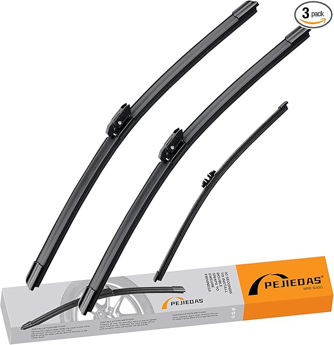 3 Wiper Blades for Mini Cooper Countryman F60 2017-2022, OE Genuine Replacement (23″/21″ Front Wiper + 10″ Rear Wiper)