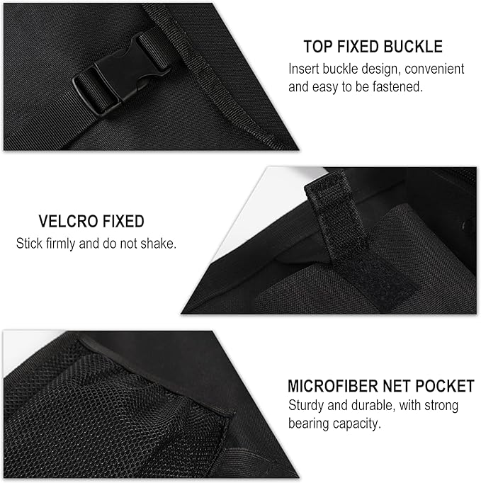 JeCar for Wrangler Rear Seat Divider Pet Net Dog Barrier Trunk Cargo Organizer Storage Accessories for 2007-2024 Jeep Wrangler JK JL (4-Door Only)