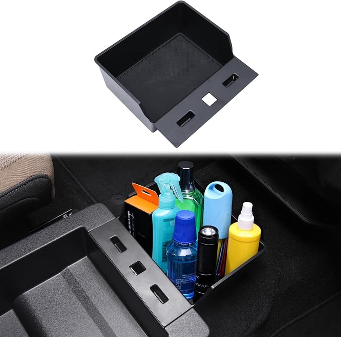 JDMCAR Front Center Seat Headrest Organizer and Underseat Storage Organizer Compatible with 2015-2026 Ford F150 F250 F350 F450 F550 F650 Accessories