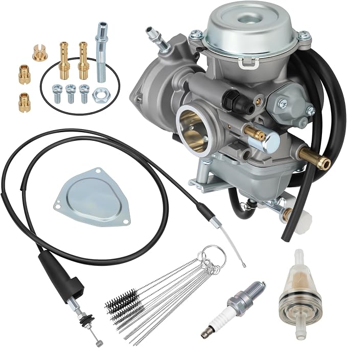 JAVIK Carburetor Assembly With Cable For Suzuki Ozark 250 LT-F250 2002-2007 O.E.M# 58300-05G10 58300-05G20 58300-05G00
