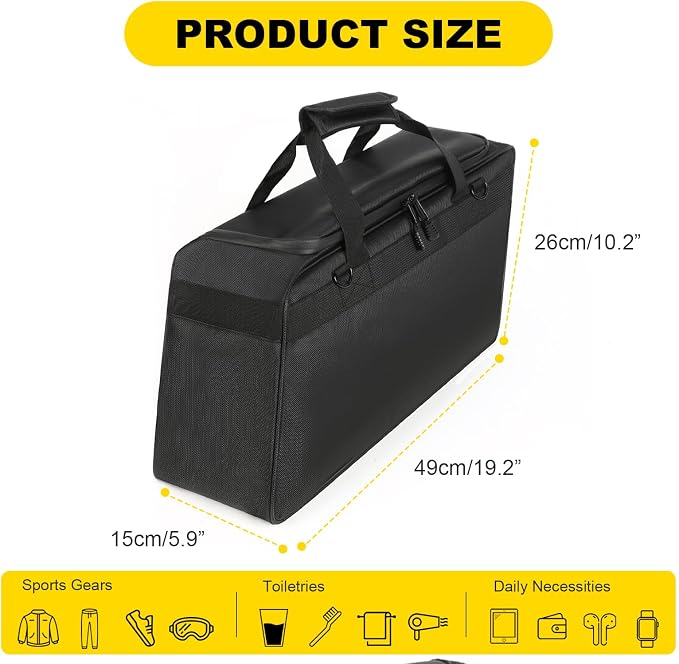 Motorcycle Saddlebag Liner Bags Hard Saddle Bags Insert Storage Bag 1680D Oxford Harley Luggage Bags Fit for Harley Touring Electra Glide Road Glide Street Glide Road King 1993-2025 (1 Pair)