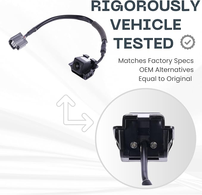 Backup Camera Replaces for 2017-2022 Honda CRV | 2020-2022 Honda CR-V Hybrid OE Part # 39530-TLA-A01, 39530-TLA-A11, 39530-TLA-A51