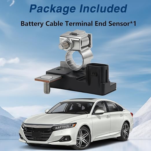FUSCH Battery Cable Terminal End Sensor Battery Current Temperature Sensor Compatible with Honda Accord (Include Hybrid Models) 2018-2021 Replace#: 38920-TVA-A01,38920-TVA-A02
