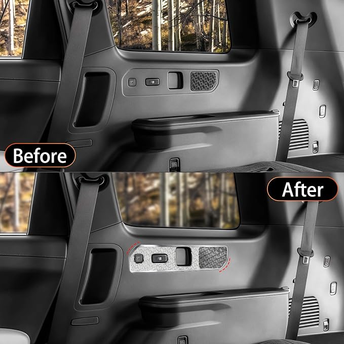 YOUTOOCAR Stainless Steel Rear Trunk Speaker Trim Cover Compatible with Kia Telluride 2026 Accessories (Silver)