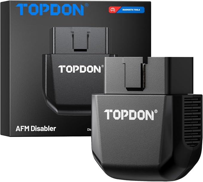 TOPDON AFM/DFM Disabler for V6 V8 GM, OBD2 AFM Disabler Device | for Chevy Silverado GMC Sierra Yukon Cadillac Escalade, Prevents Cylinder Deactivation, Active Fuel Management Disabler