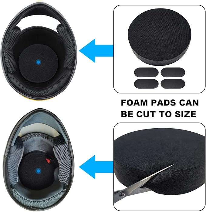 Replacement Universal Foam Pads Kit Universal Airsoft Helmet Pads Bike Helmet Pads for Giro Bell Limar Cycling Motorcycle Helmet