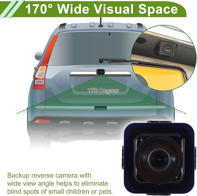 Car Park Assist Camera Rear View Backup Reverse Camera for Ford F150 10-14 for Ford for Mustang 15-20 No.BL3Z-19G490-B/BL3Z19G490B/EL3Z-19G490-D 1 Pc