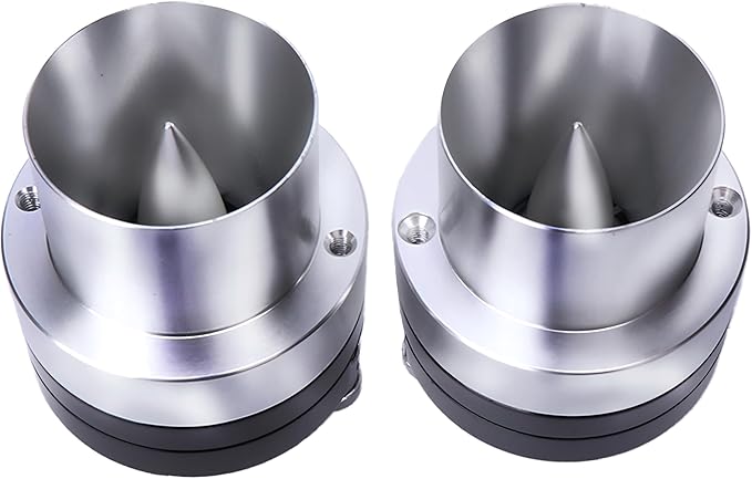 Super Tweeters, Bullet Tweeters for Car Audio, Tweeter Speakers, Car Audio,600 Watt High Compression Titanium Super Car Neodymium Magnet Bullet Tweeter (Pair)