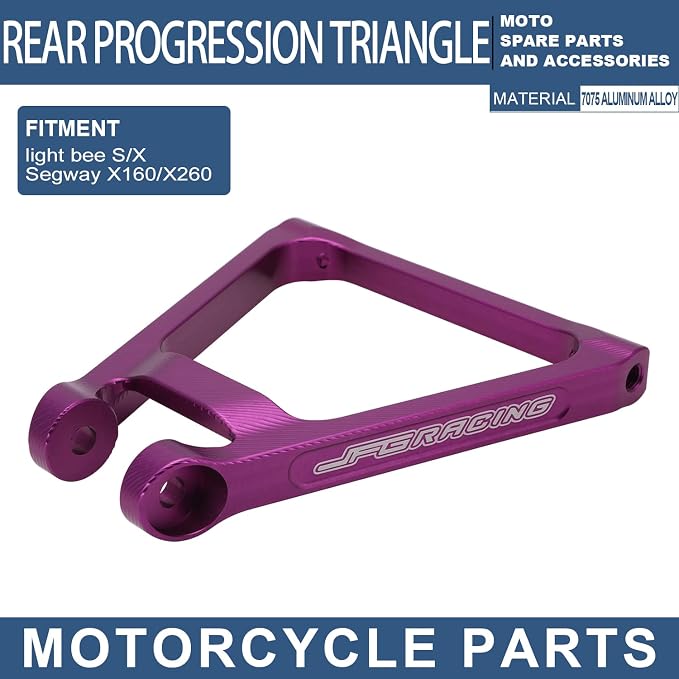 JFG RACING Sur Ron Suspension Linkage + Triangle Link Kit Set Motorcycle Rear Shock Suspension Link Kit Compatible To Sur Ron X X160 X260 Electric Dirt Bike DEEPSKY PURPLE