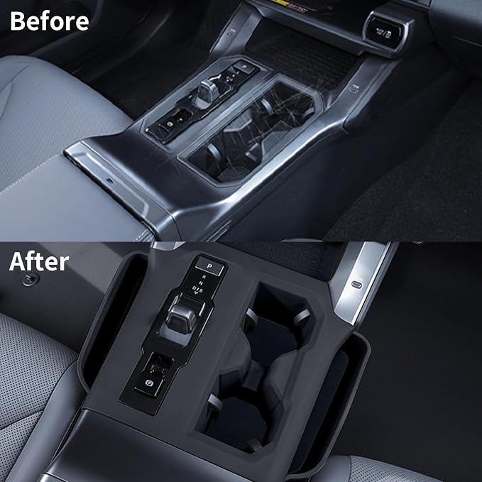 Suitable for 2026 Toyota RAV4 Central Control Protective Pad,Passenger Storage Organizer Mat,Interior Accessories Center Console Glove Box Organizer Tray (Black)