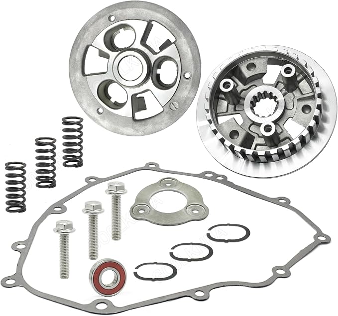 Clutch Kit & Inner Hub & Outer Pressure Plate Gasket for Kawasaki Ninja 400 EX400 Z400 ER400 2018-2024 OEM# 13087-0585 13187-0033 11061-1253