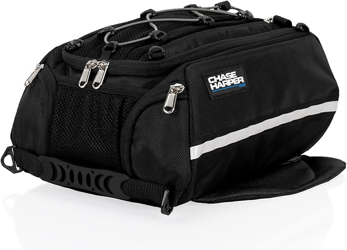 Chase Harper USA 1650 Magnetic Tank Bag - Water-Resistant, Tear-Resistant, Industrial Grade Ballistic Nylon with Anti-Scratch Rubberized Polyester Bottom, Strong Neodymium Magnets, 11.5"L x 10"W x 7"H