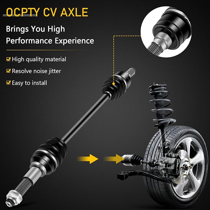 OCPTY CV Axle Shaft Assembly Replacement for Yamaha Viking 700 VI Wolverine R-Spec 2014-2019 Rear Left Right