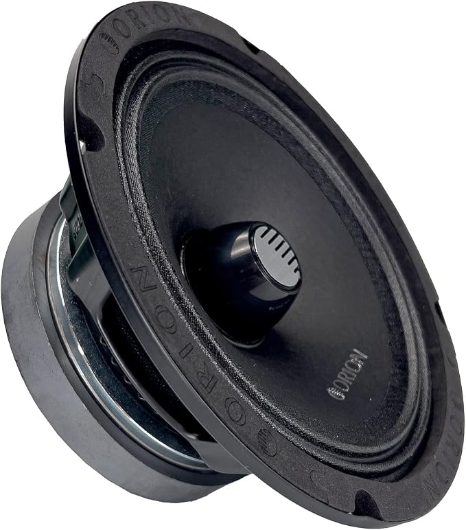 ORION Cobalt CM652 High Efficiency 6.5" Mid-Range Bullet Loudspeakers, 1000W Max Power, 250W RMS, 2 Ohm, 1.5" Voice Coil - Pro Car Audio Stereo, Midrange Speakers (Pair)