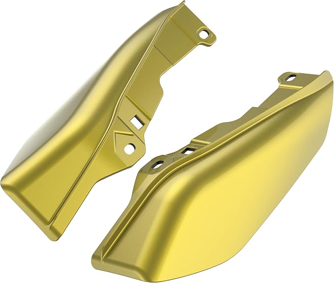 Color - Matched Mid Frame Air Deflectors Heat Shield, Perfectly Fit for Harley Touring Models 2009-2026 Eegle Eye Yellow