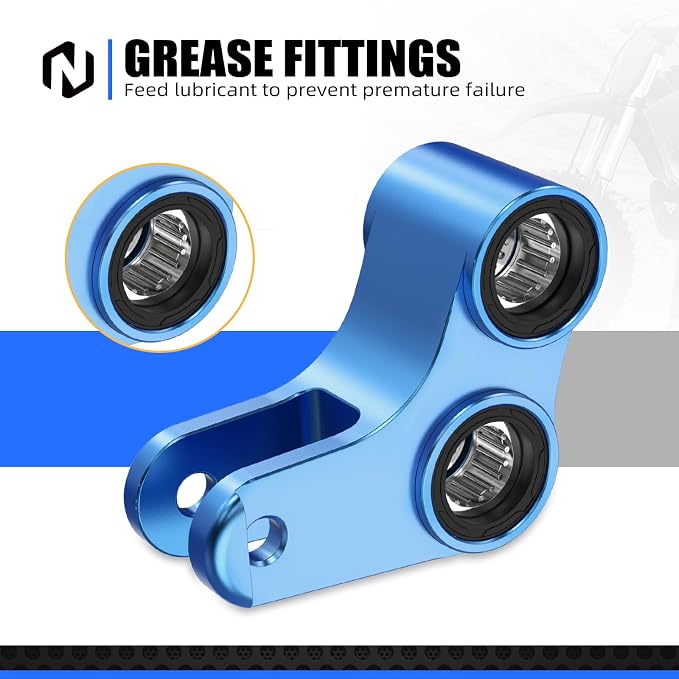 NICECNC Motorcycle Lowering Link Aluminum Compatible with Yamaha YZ125 2006-2024 YZ125X 2020-2023 YZ250 2006-2024 YZ250X 2016-2023 WR250F 2006 WR450F 2006,See Fitment