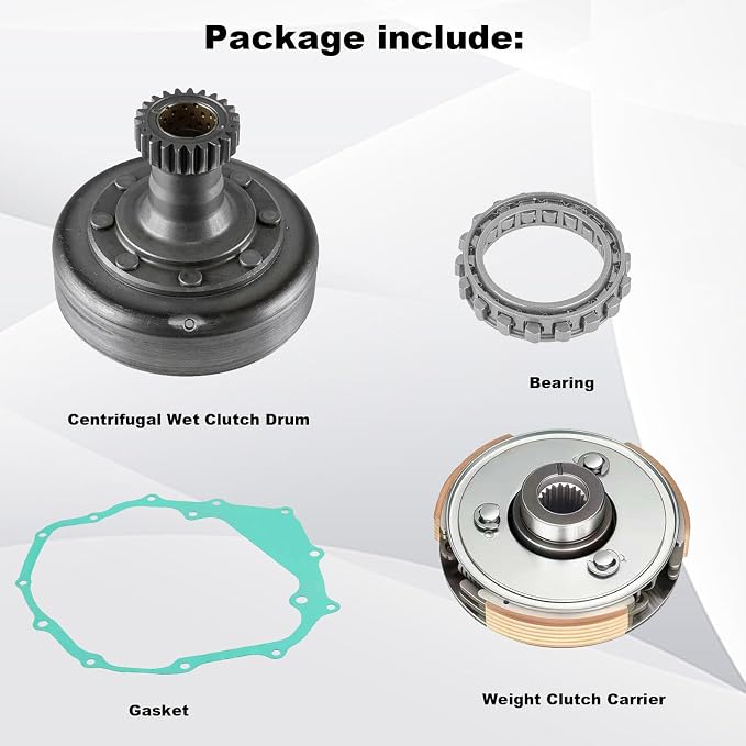Wet Clutch Carrier Drum Housing Compatible with Honda Recon 250 TRX250TE TM TRX250EX/X 97-23