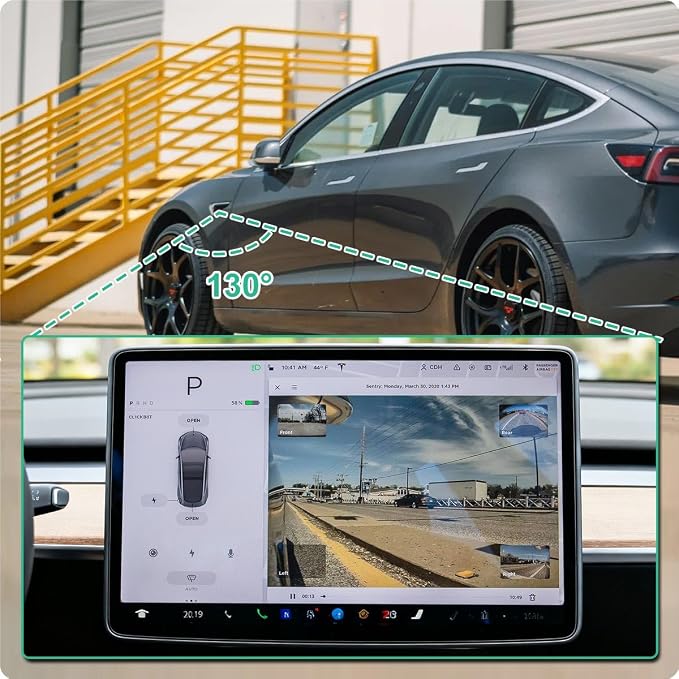 1125106-50-J Front Left Side Fender Camera Replacement for Tesla Model 3 2017-2022 & Tesla Model Y 2017-2022, OE Trun Signal Repeater Wing Cam Replaces 1125106-50-H, 1495864-20-E by GreenYi