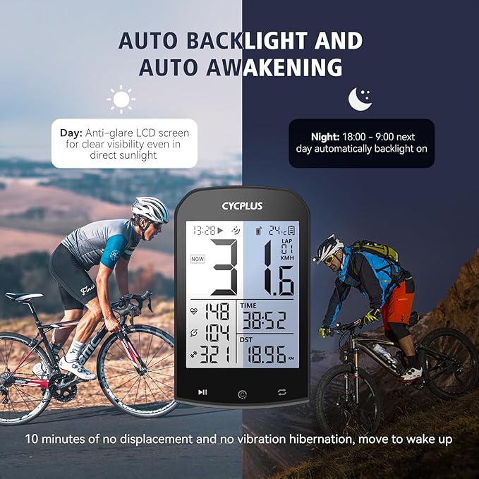 CYCPLUS Tire Inflator A2 + GPS Bike Computer M1