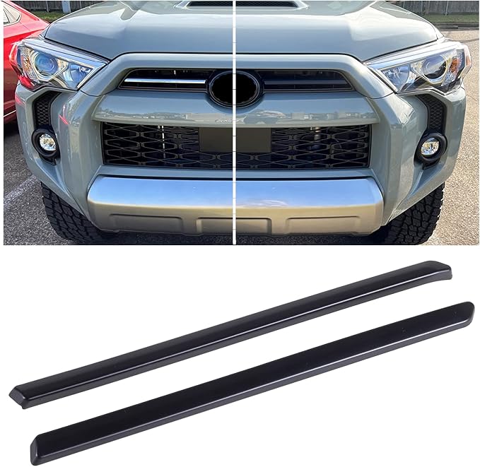 JDMCAR Front Center Grille Insert Cover Trim and Center Console Organizer (Red Trim) Compatible with 2023 2022 2021 2020 Toyota 4Runner