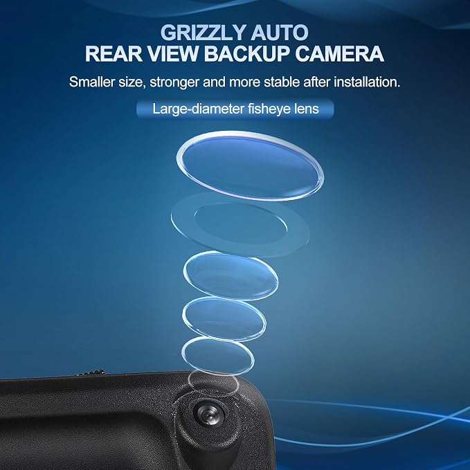 Rear View Tailgate Handle Backup Camera Compatible with F150 2005-2014, for Ford F250 F350 F450 F550 2008-2016, Replace 8L3Z-9943400-AC