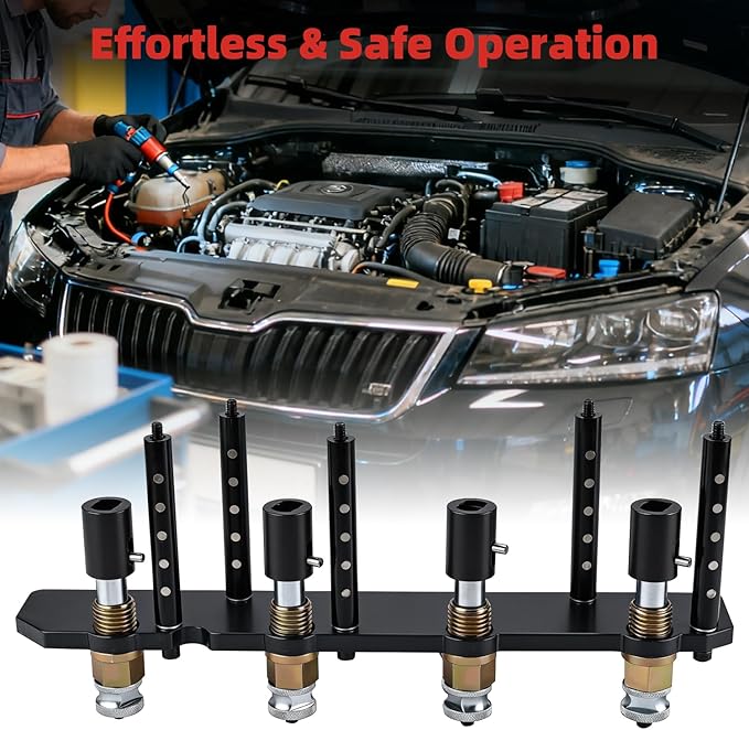 8MIELAKE Fuel Injector Removal Install Tool Kit for BMW B36 B38 B48 B58 A12 A15 Engines, Heavy Duty Steel BMW Injector Puller Tool Replaces OEM 2358417 2358022