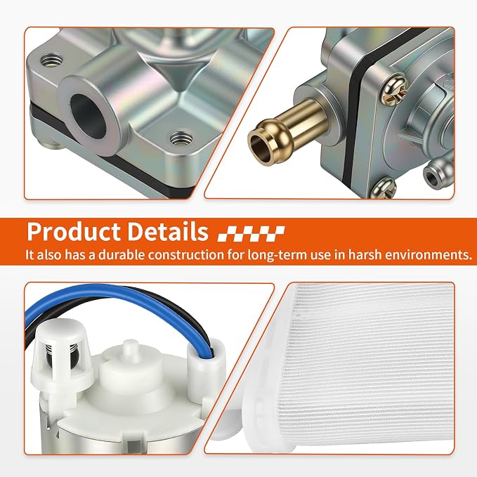 Fuel Gas Valve Petcock + Fuel Pump W/Gasket For Suzuki GSX-R600 1997-2000 GSX-R750X 1996-1999 44300-33E01 44300-33E0V