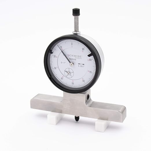 Clockwise Tools Dial Depth Gauge, DDGR-0105 0-1", Plus 1"-2", 2"-3", 3"-4", 4"-5", 5"-6", 6"-7" Extensions