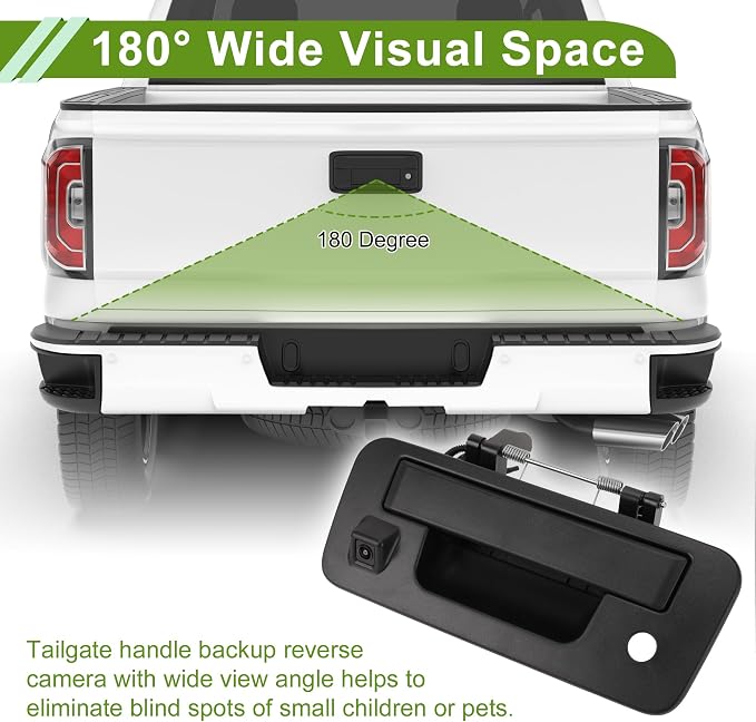 No.906069FM1A Tailgate Handle Backup Camera for Nissan Titan 2013-2015 Rear View Reversing Park Assist Camera 1 Set