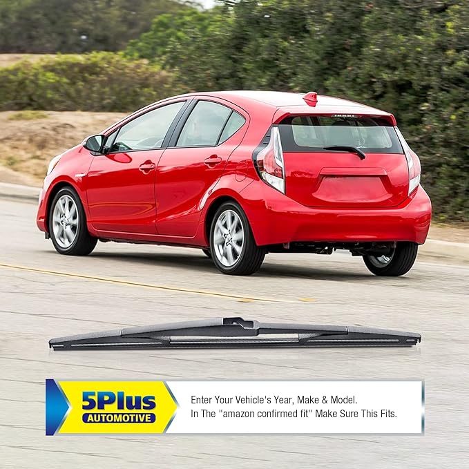5 PLUS® 16" Rear Wiper Blade Replacement For 2022-2004 Toyota Prius Rear Wiper Blade, For 2020-2011 Toyota Sienna Rear Windshield Wiper Blade