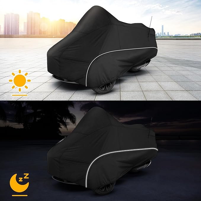 for Spyder F3 Full Cover Compatible with Can-Am Spyder F3T Tour & Limited 300D Oxford Fabric Protector from Dust Snow Rain Sun Rays