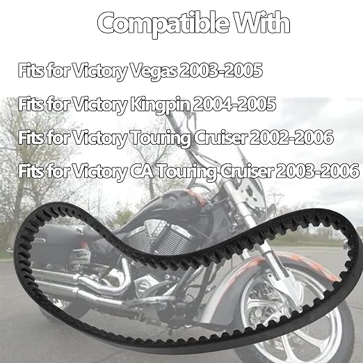 3211088 Drive Belt Compatible with Victory Vegas 2003-2005, Victory Kingpin 2004-2005, Touring Cruiser 2002-2006