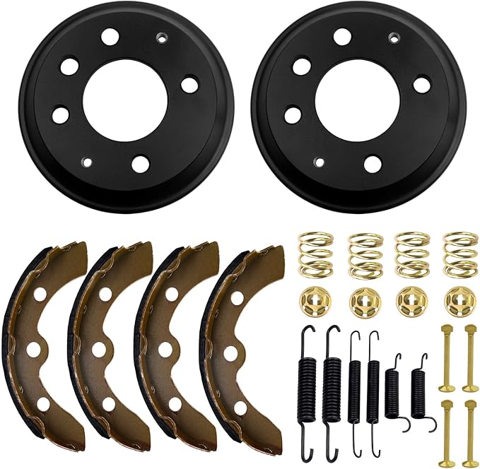 Brake Drum Hub Brake Shoes Kit For Yamaha Golf Carts G9 G14 G16 G19 G20 G21 G22 JU0-G6521-00-00 J17-46521-00 J55-G6521-00 J55-G6521-01 JU0-G6521-00 J55-G6521-19-00 JN6-F5331-01-00 JN3-F5330-00-00