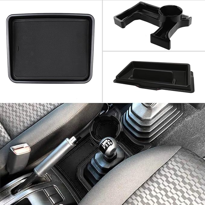 Car Interior Center Console Gear Shift Storage Tray Organizer for Suzuki Jimny 2019 2020 2021 2022 2023 2024 2025 4WD for Manual Transmission
