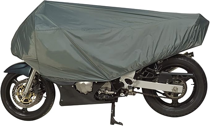 Dowco Guardian 26015-00 Travel Ready Water Resistant Premium Motorcycle Half Cover: Grey, Sportbike