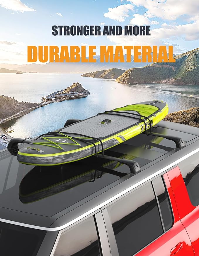 Lockable 330lbs Roof Rack Cross Bars Compatible with Rivian R1S 2022 2023 2024 2025 2026 (Without Roof Rails), Heavy Duty Anti-Theft Aluminum Roof Rails Crossbars Luggage Cargo Carrier