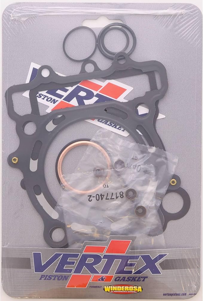 Vertex 8100053 Top End Gasket Kit Compatible With/Replacement For Kawasaki KX 250 F 2021-2022, KX 250 X 2021-2022 78 mm Diameter