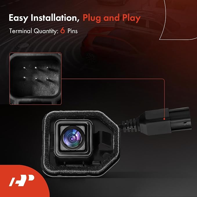 A-Premium Rear View Backup Camera Compatible with Nissan | Parking Camera for 2014 2015 2016 Rogue - Replace# 284424BA0D